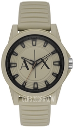 Armani Exchange Outerbanks Brązowy/Guma Ø44 mm AX2528