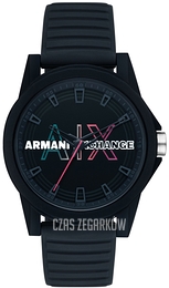Armani Exchange Outerbanks Czarny/Guma Ø44 mm AX2529