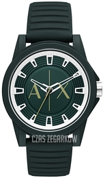 Armani Exchange Outerbanks Zielony/Guma Ø44 mm AX2530