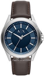 Armani Exchange Dress Niebieski/Skóra Ø44 mm AX2622