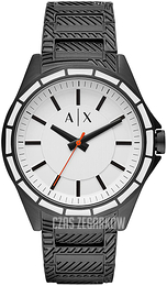 Armani Exchange Drexler Biały/Stal Ø44 mm AX2625