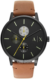 Armani Exchange Cayde Czarny/Skóra Ø42 mm AX2723