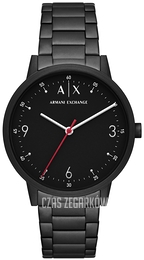 Armani Exchange Cayde Czarny/Stal Ø42 mm AX2738