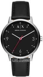 Armani Exchange Cayde Czarny/Skóra Ø42 mm AX2739