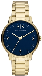 Armani Exchange Cayde Niebieski/Pozlacana Ø42 mm AX2749