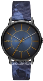 Armani Exchange Cayde Niebieski/Tkanina Ø42 mm AX2750