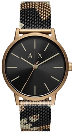 Armani Exchange Cayde Czarny/Stal Ø42 mm AX2754