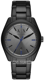 Armani Exchange Giacomo Czarny/Stal Ø43 mm AX2858
