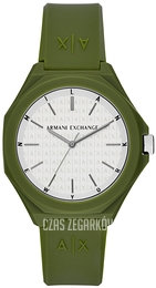 Armani Exchange Andrea Biały/Guma Ø40 mm AX4601