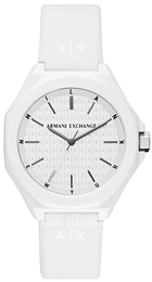 Armani Exchange Andrea Biały/Guma Ø40 mm AX4602