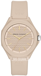 Armani Exchange Andrea Beżowy/Guma Ø40 mm AX4603