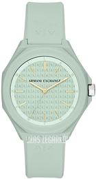 Armani Exchange Andrea Zielony/Guma Ø40 mm AX4605