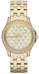 Armani Exchange Smart Szampański/Pozlacana Ø36 mm AX5216