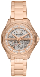 Armani Exchange Lady Hampton Wielokolorowy/Stal w kolorze różowego złota Ø38 mm AX5262