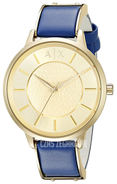 Armani Exchange Dress Szampański/Stal w odcieniu złota Ø38 mm AX5312