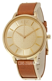 Armani Exchange Street Szampański/Stal w odcieniu złota Ø38 mm AX5314