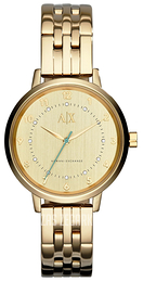 Armani Exchange Olivia Żółte złoto/Stal w odcieniu złota Ø39 mm AX5361