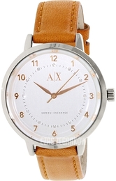 Armani Exchange Classic Biały/Skóra Ø39 mm AX5367