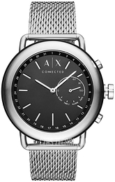 Armani Exchange Connected Czarny/Stal Ø47 mm AXT1020