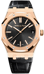 Audemars Piguet Royal Oak Czarny/Skóra Ø41 mm 15510OR.OO.D002CR.01