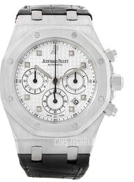 Audemars Piguet Royal Oak Srebrny/Skóra Ø39 mm 26022BC.OO.D002CR.01