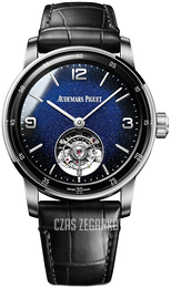 Audemars Piguet Code 11.59 Niebieski/Skóra Ø41 mm 26396BC.OO.D002CR.01