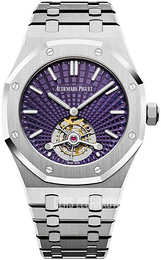 Audemars Piguet Royal Oak Tourbillon Extra-Thin Purpurowy/Stal Ø41 mm 26522ST.OO.1220ST.01