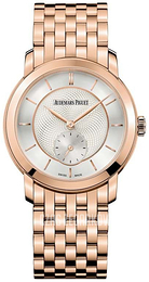 Audemars Piguet Jules Audemars Srebrny/18 karatowe różowe złoto Ø33 mm 77250OR.OO.1270OR.01