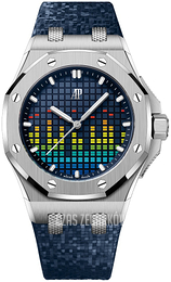 Audemars Piguet Royal Oak Offshore Niebieski/Guma Ø37 mm 77600TI.OO.A343CA.01