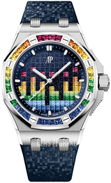 Audemars Piguet Royal Oak Offshore Niebieski/Guma Ø37 mm 77601BC.YY.D343CA.01