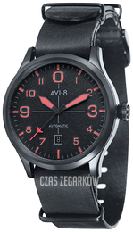 AVI-8 Flyboy Czarny/Skóra Ø43 mm AV-4021-0E