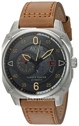 AVI-8 Hawker Hunter Czarny/Skóra Ø44 mm AV-4043-01