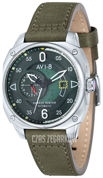 AVI-8 Hawker Hunter Zielony/Skóra Ø44 mm AV-4043-02