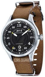 AVI-8 Hawker Hurricane Czarny/Skóra Ø43 mm AV-4046-01