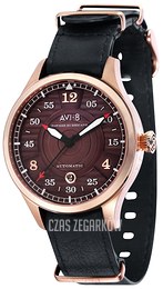 AVI-8 Hawker Hurricane Brązowy/Skóra Ø43 mm AV-4046-02