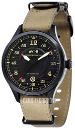 AVI-8 Hawker Hurricane Czarny/Skóra Ø43 mm AV-4046-03