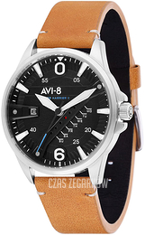 AVI-8 Hawker Harrier Ii Czarny/Skóra Ø42 mm AV-4055-01