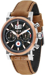 AVI-8 Hawker Hurricane Czarny/Skóra Ø42 mm AV-4062-02