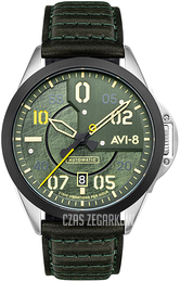 AVI-8 P-51 Mustang Zielony/Skóra Ø43 mm AV-4086-03