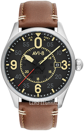 AVI-8 Spitfire Czarny/Skóra Ø42 mm AV-4090-01