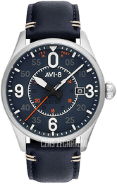 AVI-8 Spitfire Niebieski/Skóra Ø42 mm AV-4090-02