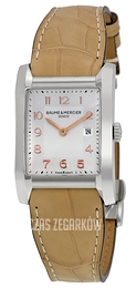 Baume & Mercier Hampton Srebrny/Skóra 40x27.1 mm MOA10081