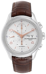 Baume & Mercier Clifton Srebrny/Skóra Ø43 mm M0A10129