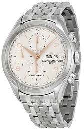 Baume & Mercier Clifton Srebrny/Stal Ø43 mm M0A10130