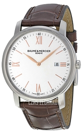 Baume & Mercier Classima Executives Srebrny/Skóra Ø42 mm M0A10144