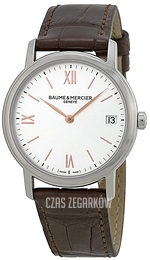 Baume & Mercier Classima Executives Srebrny/Skóra Ø33 mm M0A10147