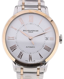 Baume & Mercier Classima Biały/Stal w kolorze różowego złota Ø36.5 mm M0A10223