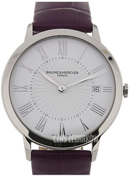 Baume & Mercier Classima Biały/Skóra Ø36.5 mm M0A10224