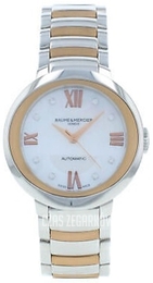 Baume & Mercier Promesse Biały/Stal w kolorze różowego złota Ø30 mm M0A10239
