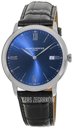 Baume & Mercier Classima Niebieski/Skóra Ø40 mm M0A10324
